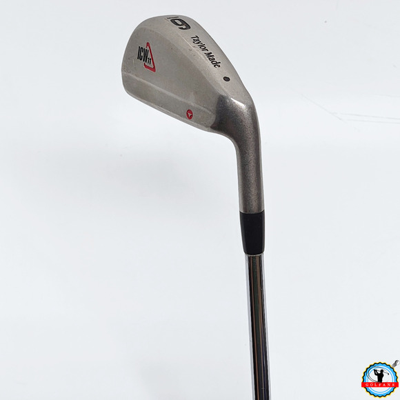 Vintage TaylorMade ICW11 Single 6-Iron Steel Regular-Flex 37.25in RH (Bad Grip) - Picture 1 of 14